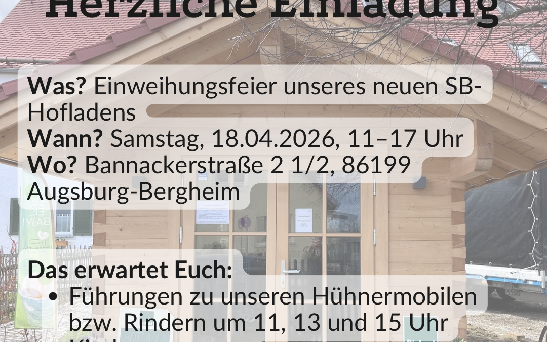 Instagram Beitrag Einweihung Hofladen